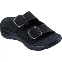 SKECHERS dameslippers – Svart - Sandaler