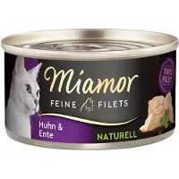 Miamor Fine Filets Naturelle 12 x 80 g - Kylling og and