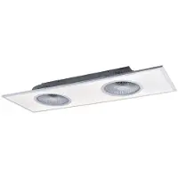 JUST LIGHT LED-takvifte Flat-Air, CCT, hvit, 120x40cm
