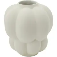 AYTM Vase Uva, keramikk, hvit, Ø 20 cm, drueform
