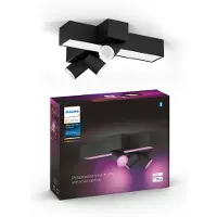 Philips Hue Centris Cross 3x5.7W Spots - Svart