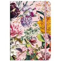 Adlibris Notebook A5 Store Blomster Cedon