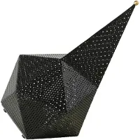 Gubi LED-bordlampe Bagdad, svart, høyde 36 cm