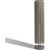LES JARDINS LED solcellebakkelys Rop&Strip høyde 120cm, 3000 K, 500 lm