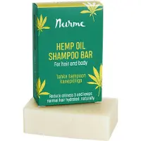 Nurme Hemp Oil Shampoo Bar for normalt til fet hår 100 g