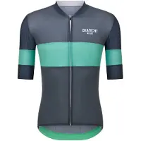 Santini Bianchi Milano Race 2025 Kort Ermet Trøye
