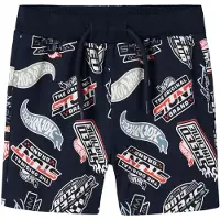 Name it Shorts - NmmAry - Hot Wheels - Navy Blazer - - 2 år (92) - Shorts