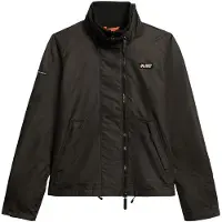 Superdry for woman. W5011885A Wind Jacket black (S), Casual, Recycled Polister, Sustainable