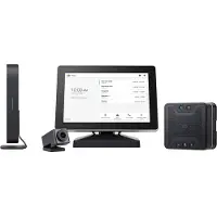 Asus Google Meet GQE20A - Small/Medium Room Kit - videokonferansesett (høyttalende telefon, berøringsskjermkonsoll, ePTZ UHD-kamera) - jerngrå - med Meeting Computer System - power adapter included