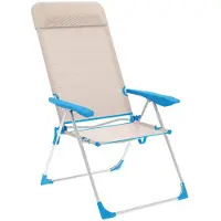 Marbueno 10175 69x58x109 Cm Aluminium Multiposisjons Sammenleggbar Stol