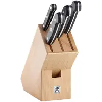 Zwilling gourmetknivblokk natur 5-delt.