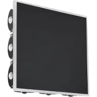 Globo LED-vegglampe Saidy, bredde 22 cm, svart, metall