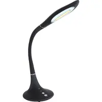 Globo LED-bordlampe Pattaya, svart, dimbar, CCT