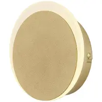 HELL LED-vegglampe Sun-B, sandfarget, Ø 15 cm, IP54, dimmer