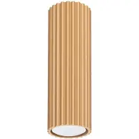 Sollux Taklampe i karbon, gullfarget, høyde 20 cm, aluminium