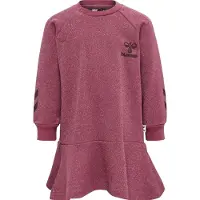 Hummel Kjole - hmlSally - Jordrød m. Gullglitter - - 1 år (80) - Kjole