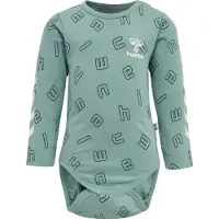 Hummel Body I/e - hmlAthen - Mineral Blue - - 3 år (98) - Langermet Body