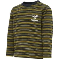 Hummel Genser - HmlUnited T-skjorte L/s - Stripete - Black Iris/ - - 1 år (80) - Genser