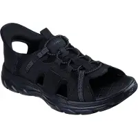 SKECHERS slip-in herresandal - Svart - Sandaler