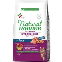 Trainer Natural Cat Natural Trainer Cat Sterilised med ørret - 1,5 kg
