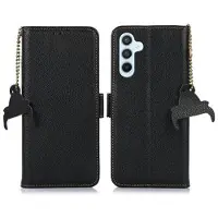 Mtp Products Samsung Galaxy A56 Lommebok-deksel i Lær med RFID - Svart