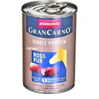 Animonda GranCarno Sparepakke Adult Single Protein Supreme 24 x 400 g - Hest Pur
