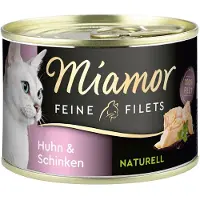 Miamor Økonomipakke med Fine Filets Naturelle 24 x 156 g - Kylling og skinke