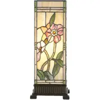Clayre & Eef Nydelig stormlampe Shirley i Tiffany-stil