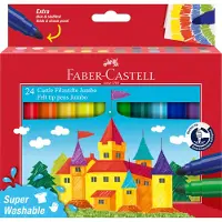 Faber-Castell 154324, 24 farger, Assorterte farger, Assorterte farger, 24 stykker, Pappeske