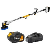 Talamex Twin Brush Elektrisk Børste Med Batteri Og Lader 4ah 18v