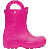 Crocs Gummistøvler - Handle It Rain Boot K - Rosa Knus - - 33/34 - Gummistøvler