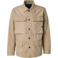 G-Star for man. D26429-D387-5750 4 pocket taupe overshirt (XL), Casual, Long sleeve, Organic Cotton, Sustainable