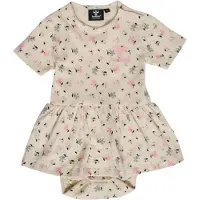 Hummel Tyra Bodykjole Whitecap Blomster (92 / 2 år)