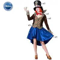 Carnival Toys Kostyme Med Gal Hatt Til Dame