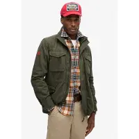 Superdry for man. M5011946A Military jacket Rookie green (M), Casual, Cotton
