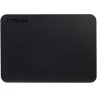 Toshiba Canvio Basics - Harddisk - 2 TB - ekstern (bærbar) - 2.5" - USB 3.2 Gen 1 / USB 2.0 - matt svart