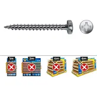Celo Velox B Pz2 4x40 Mm Treskruer Med Rundt Hode 500 Enheter