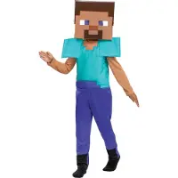 Liragram Minecraft Steve Luxury Junior-kostyme