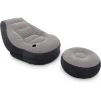 Intex Ultra Lounge Lenestol Med Fotskammel