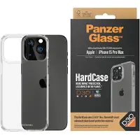 PanzerGlass | Hardcase - Bakdeksel til mobiltelefon - Gjennomsiktig | Apple iPhone 15 Pro Max