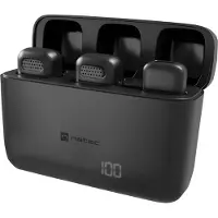 Natec 2x Hopper Lightning Trådløs Kameramikrofon