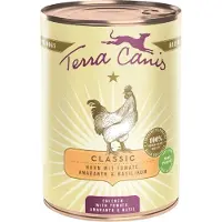 Terra canis Classic 6 x 400 g - Kylling med tomat, amaranth & basilikum