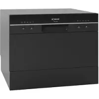 Bomann TSG 7405, Benkeplate, Full størrelse (60 cm), Sort, Knapper, 6 kuverter, C