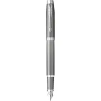 Parker IM Writing Rituals Fountain Pen | Grey Finish with Gradient | Chrome Trims | Fine Nib | Blue Ink | Gift Box