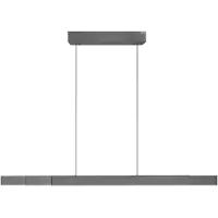 Paul Neuhaus LED-hengelampe Moto-Rise, platina, aluminium, CCT