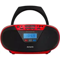 Aiwa BBTU-400RD, Analog &amp digital, FM, Spiller, CD, CD-R, CD-RW, Topp, 6 W