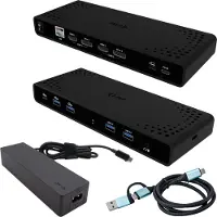 I-Tec - Dokkingstasjon - USB-C / USB4 / Thunderbolt 3 / Thunderbolt 4 - 2 x HDMI, 2 x DP++ - 1GbE - 100 watt - Europa