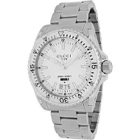 Gucci Dive Herreklokke Hvit urskive YA136302
