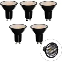 LUEDD Sett med 5 GU10 dimbare LED-pærer 50 mm Honey Rate 6W 400 lm 3000K