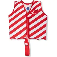Swim Essentials Svømmevest - 15–19 kg - Rød/Hvit Krabbete - - 2-3 år (92-98) - Svømmevest